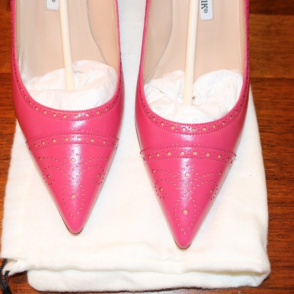 EUC Manolo Blahnik Pattie Pink 38.5 (8.5) Pump - Picture 4 of 4